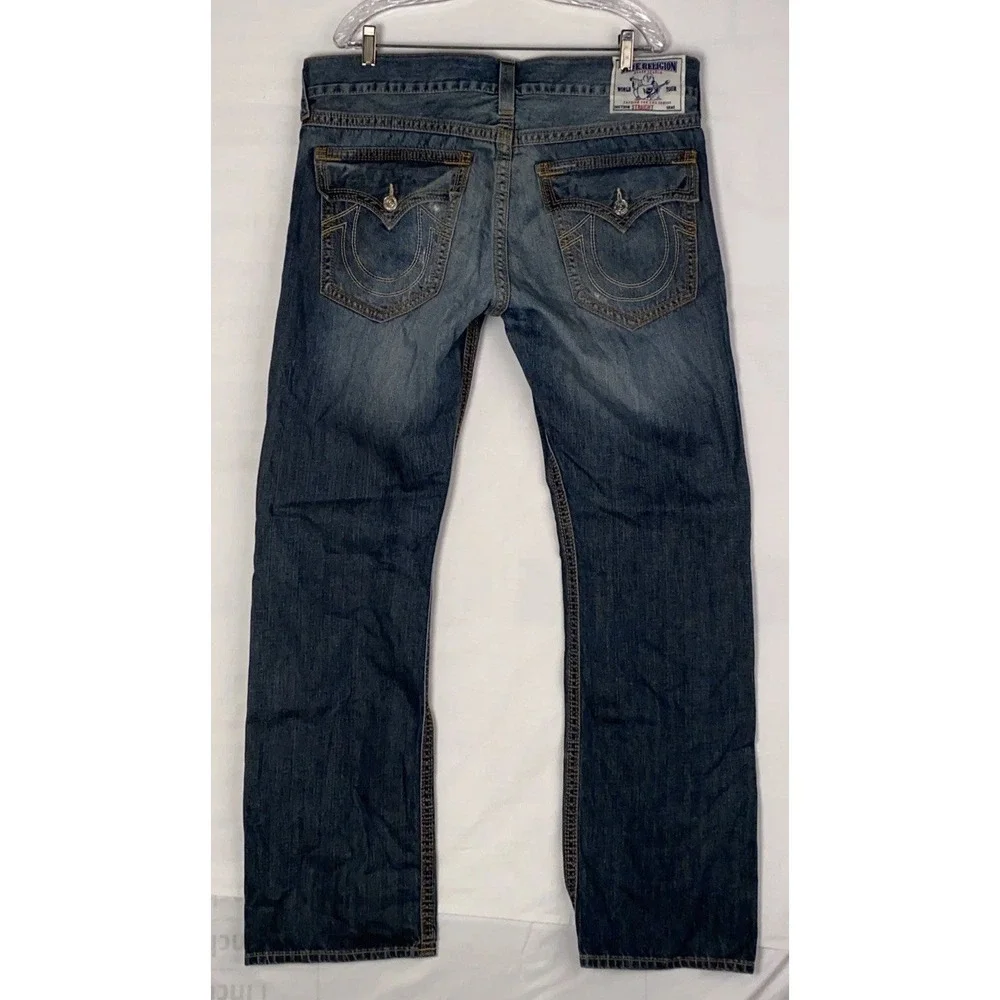 True Religion Bild Whiskey Double Stitched‎ Men's Size 38x34